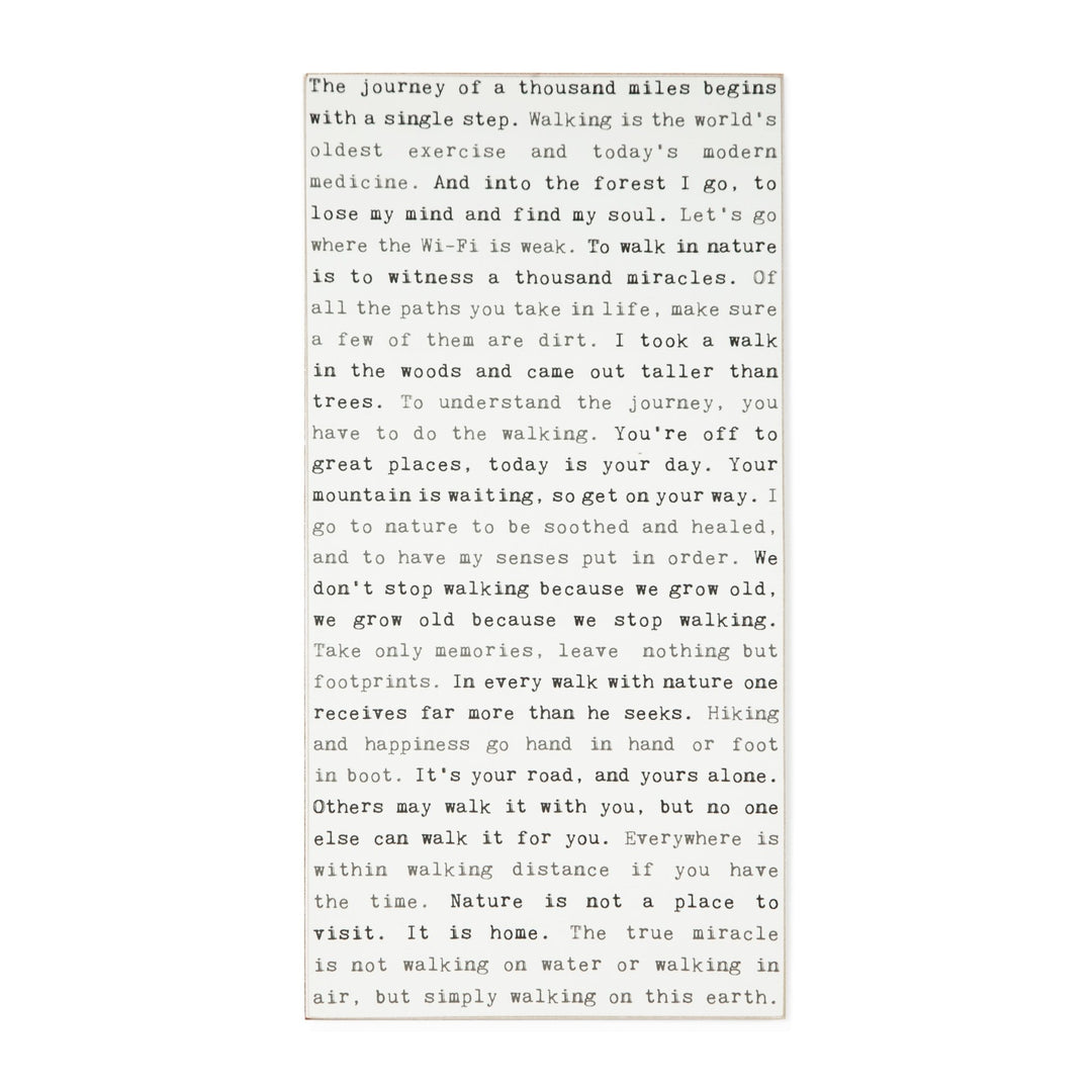 Walking Typewriter Sign - Cedar Mountain Studios