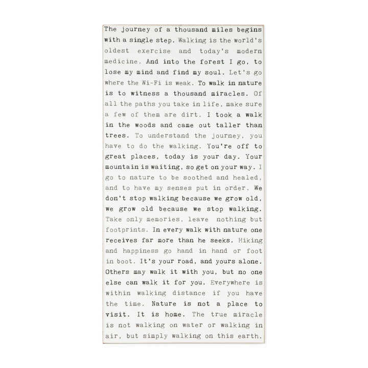 Walking Typewriter Sign - Cedar Mountain Studios