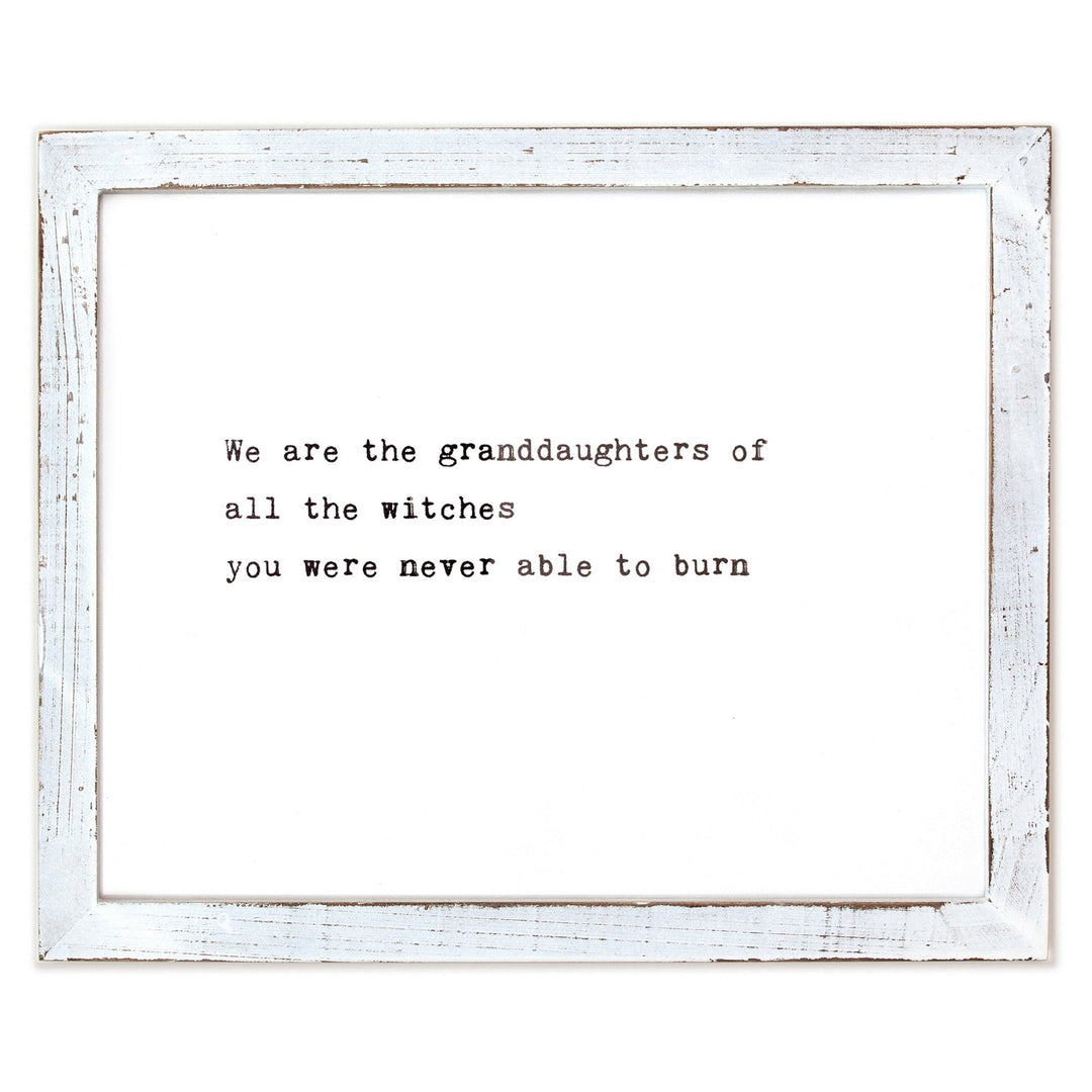 We The Granddaughters Framed Words - Cedar Mountain Studios