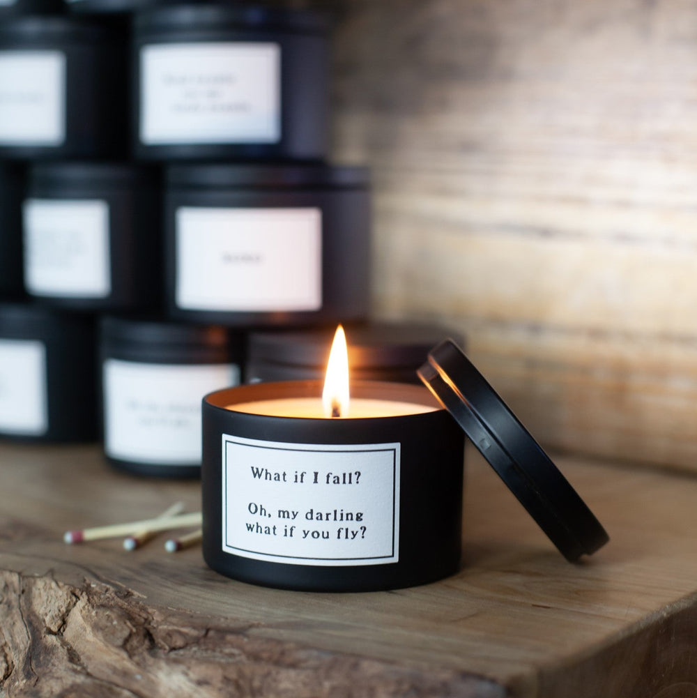 What If I Fall Candle - Cedar Mountain Studios