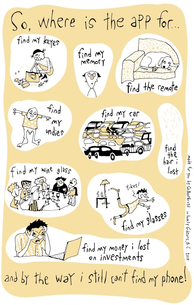 Where Is The App Tea Towel - Cedar Mountain Studios