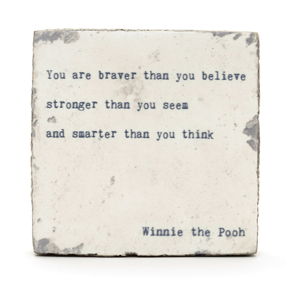 You Are Braver (Winnie The Pooh) Little Gem - Cedar Mountain Studios