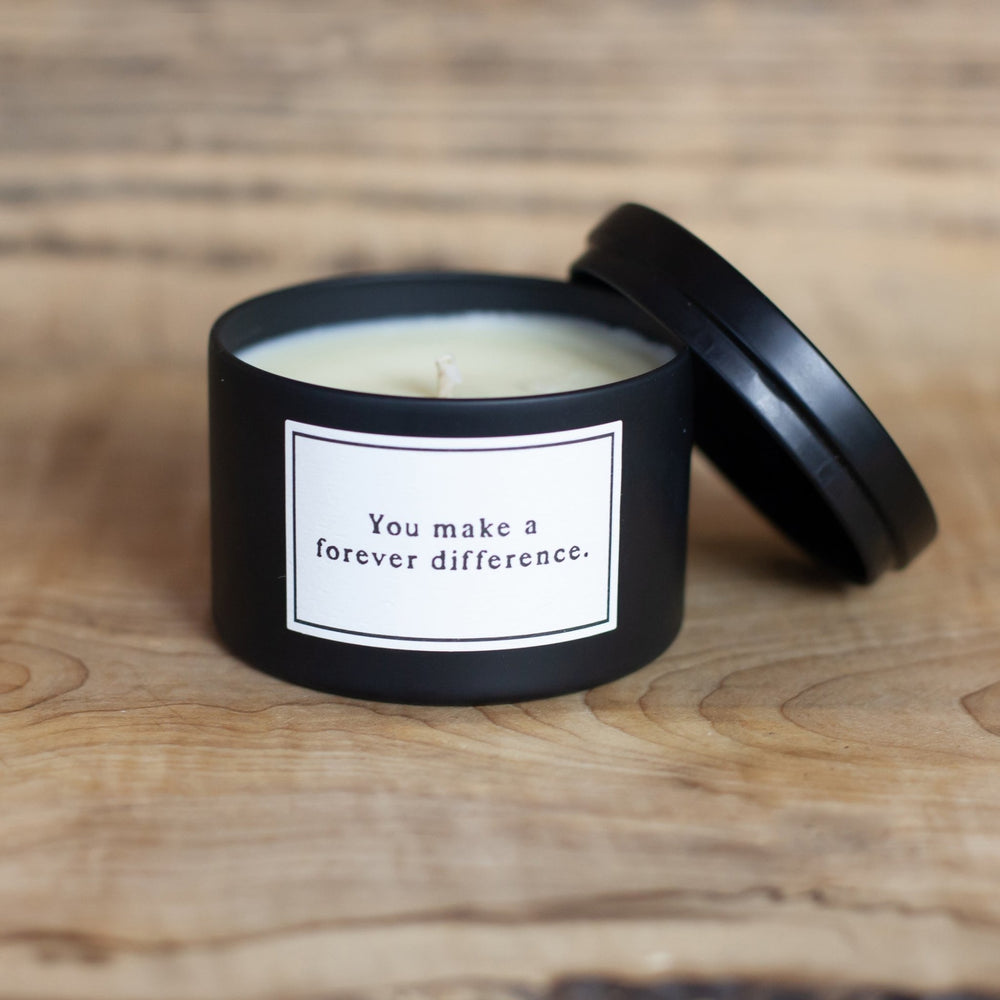 You Make A Forever Difference Candle - Cedar Mountain Studios
