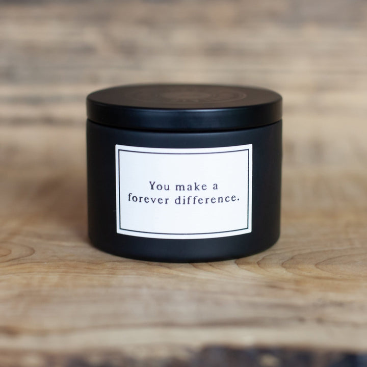 You Make A Forever Difference Candle - Cedar Mountain Studios