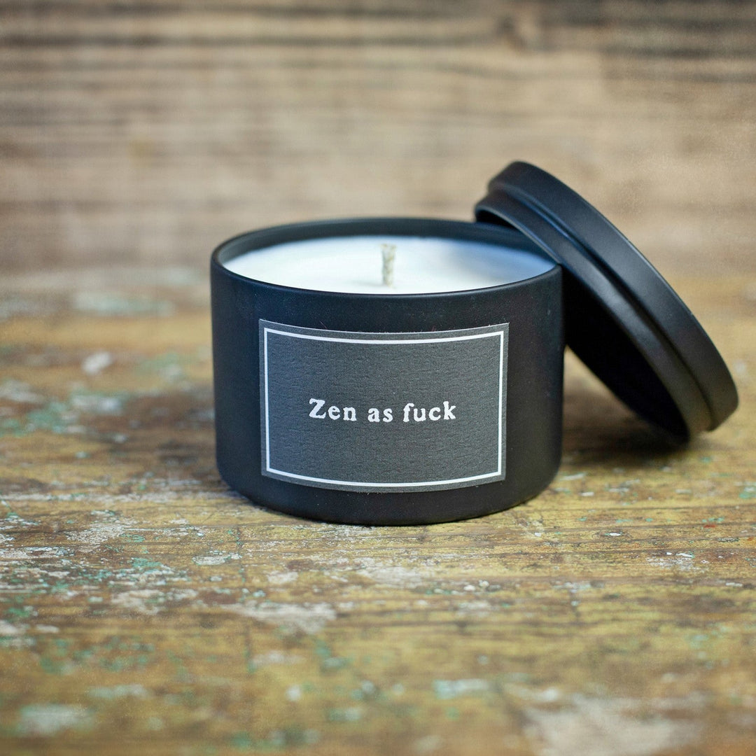 Zen As Fuck Candle - Cedar Mountain Studios