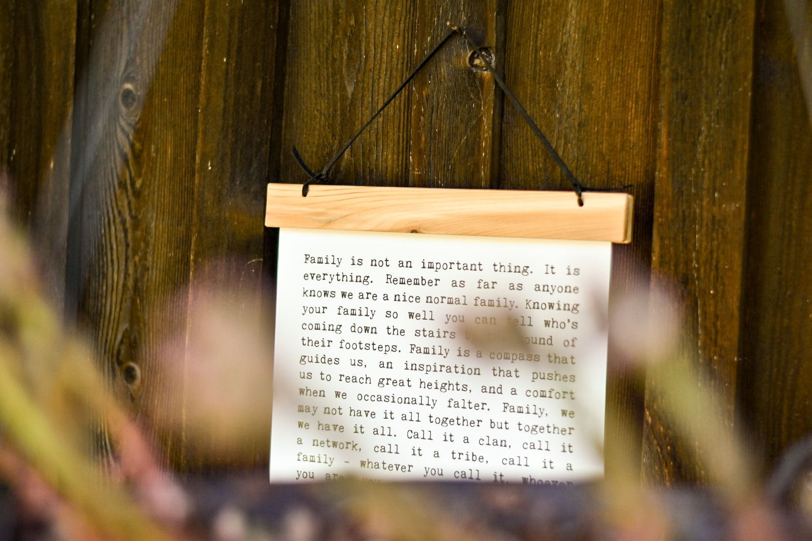 Hang Tight - Typewritter Line - Cedar Mountain Studios