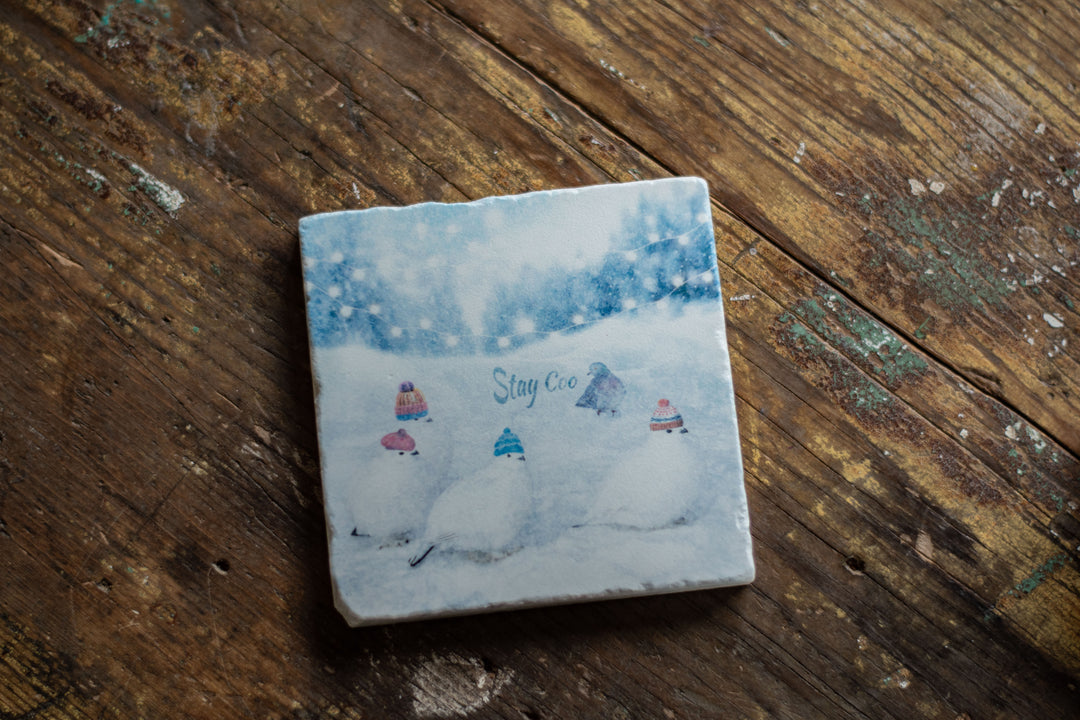 Marble Coasters - Stay Coo