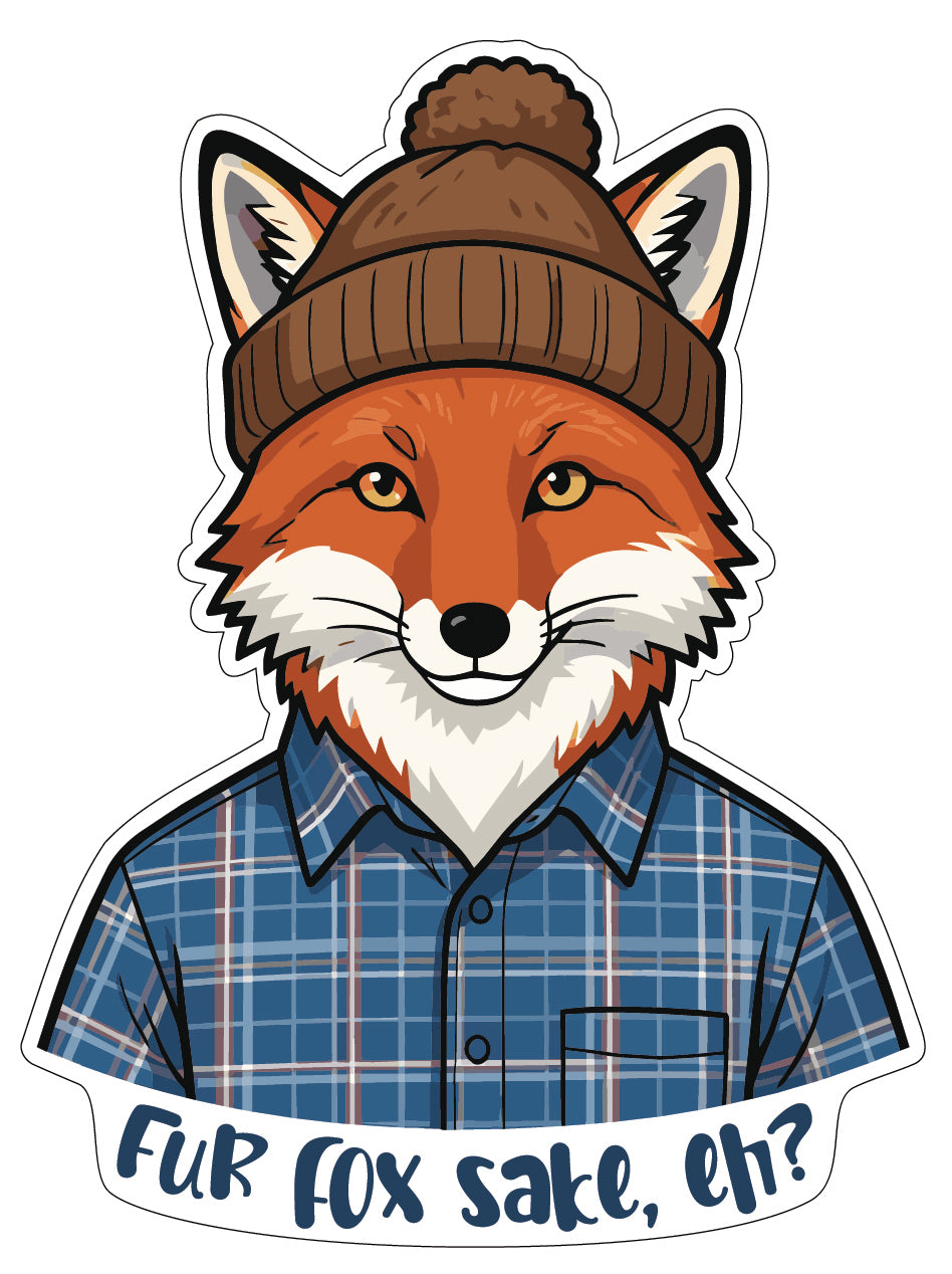 Stickers | Stick around, eh? - Fur fox sake, eh?