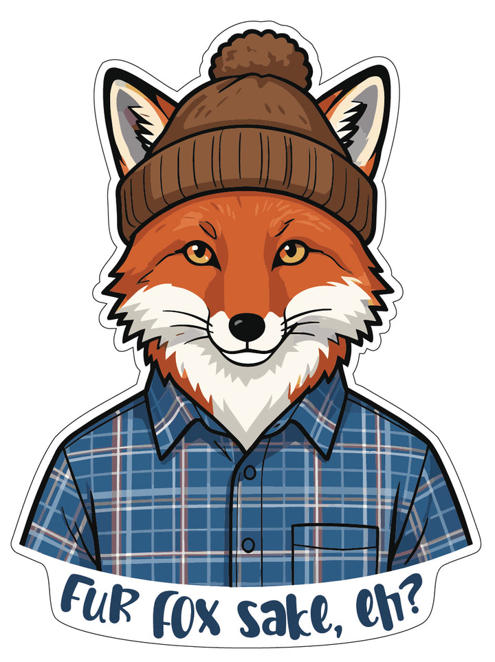 Stickers | Stick around, eh? - Fur fox sake, eh?