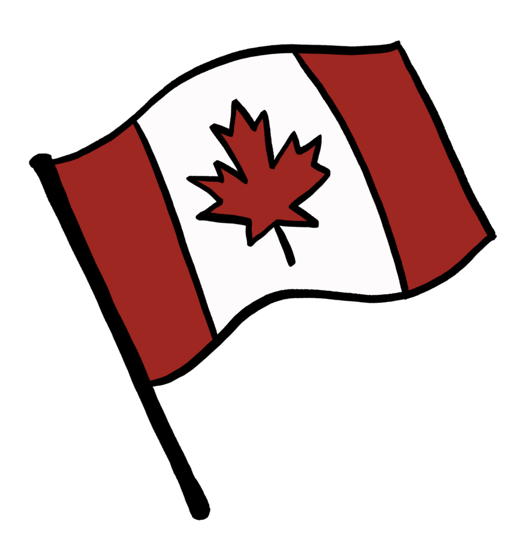Stickers | Stick around, eh? - Canadian Flag