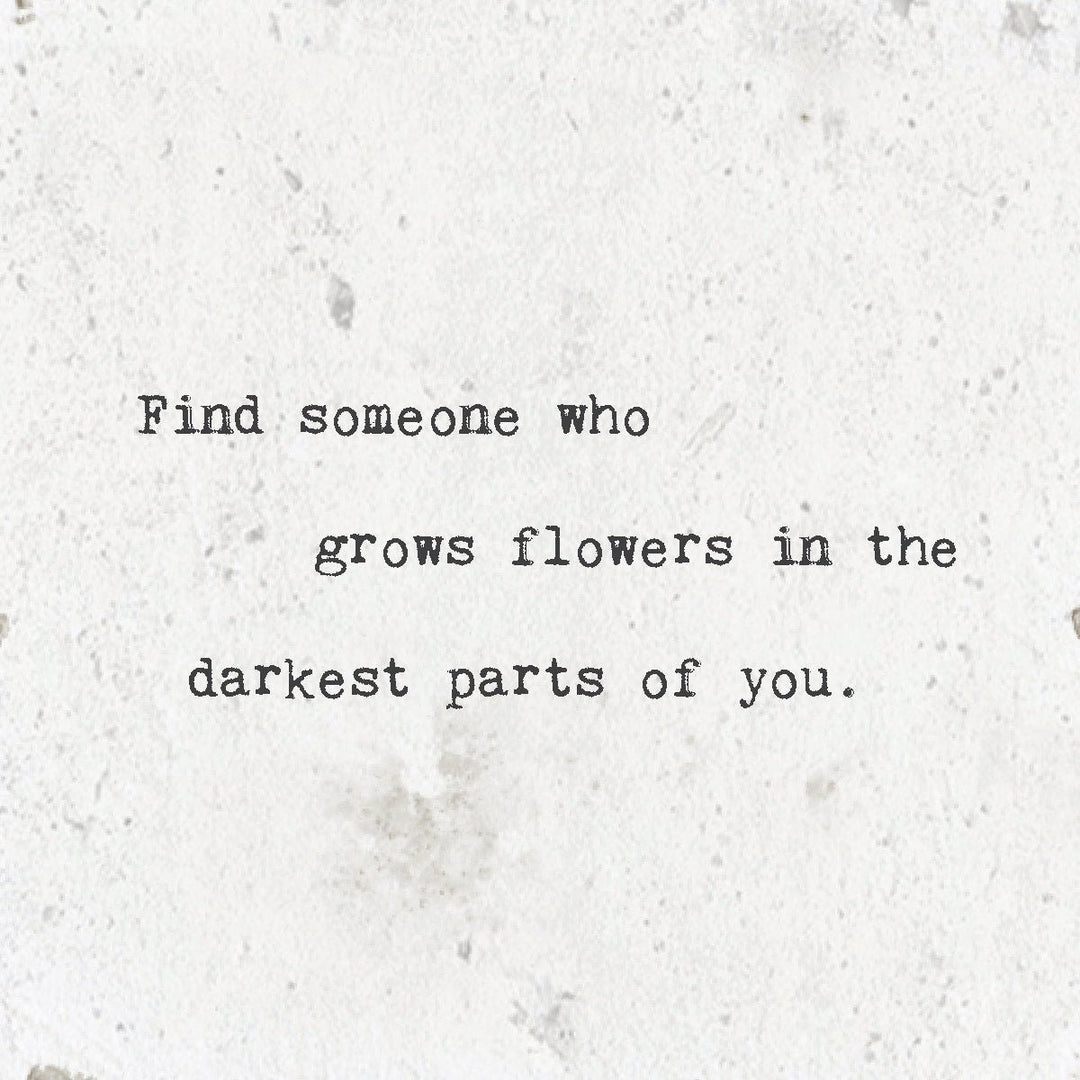 Art Block - Little Gem - Find Someone Who Grows - Cedar Mountain Studios