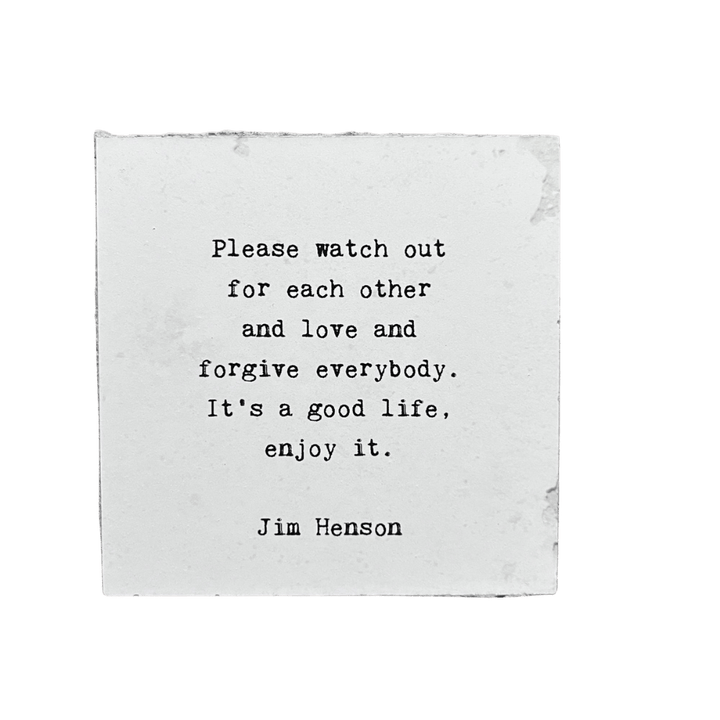 Art Block - Little Gem - Please watch out - Cedar Mountain Studios