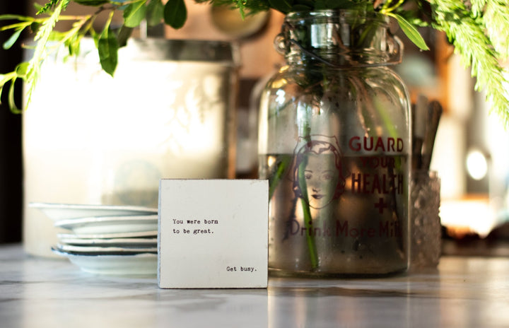 Art Block - Little Gem - You were born to be great - Cedar Mountain Studios