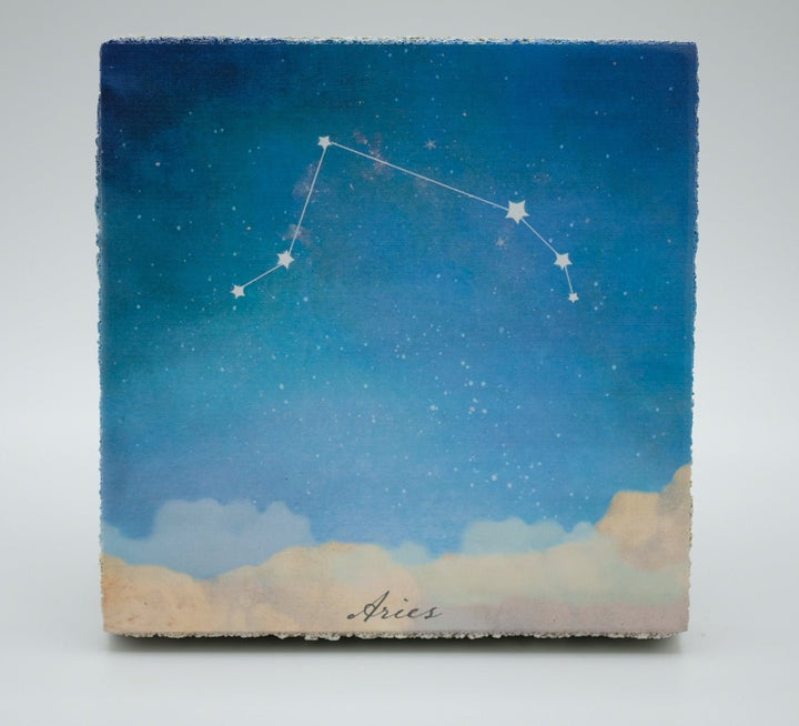 Art Block - Lost & Found - Aries Zodiac - Cedar Mountain Studios