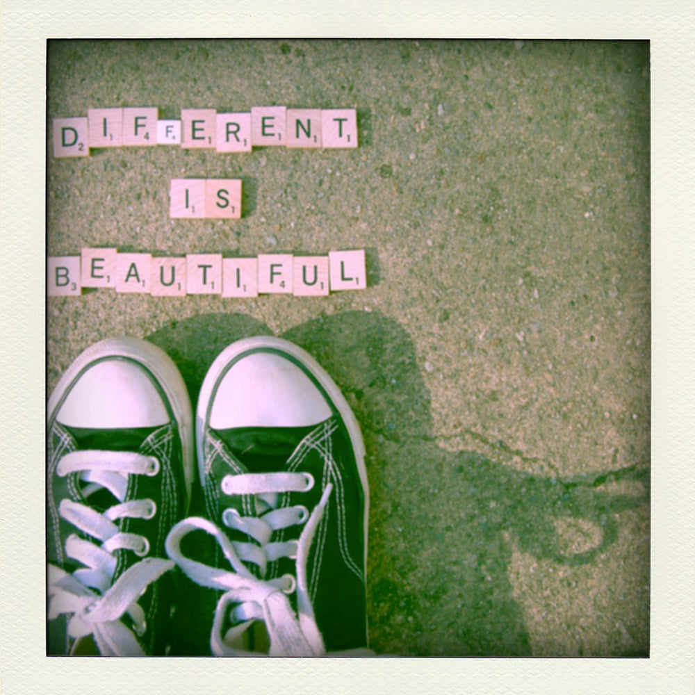 Art Block - Lost & Found - Different is Beautiful - Cedar Mountain Studios