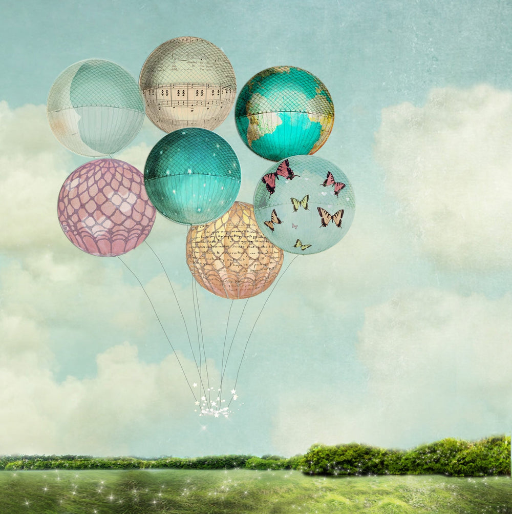 Art Block - Lost & Found - Dreaming Garden Takes Flight - Cedar Mountain Studios