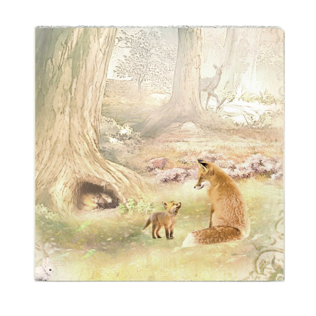 Art Block - Lost & Found - Fox and Kit - Cedar Mountain Studios