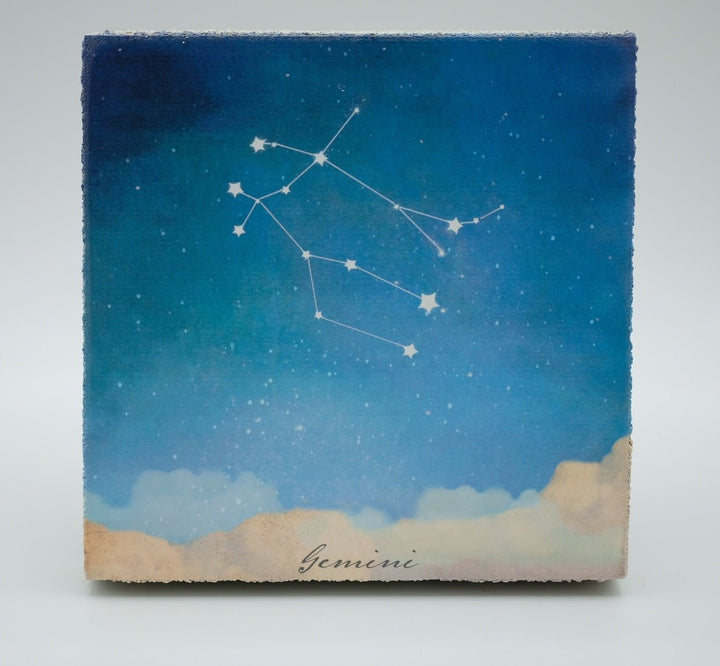 Art Block - Lost & Found - Gemini Zodiac - Cedar Mountain Studios