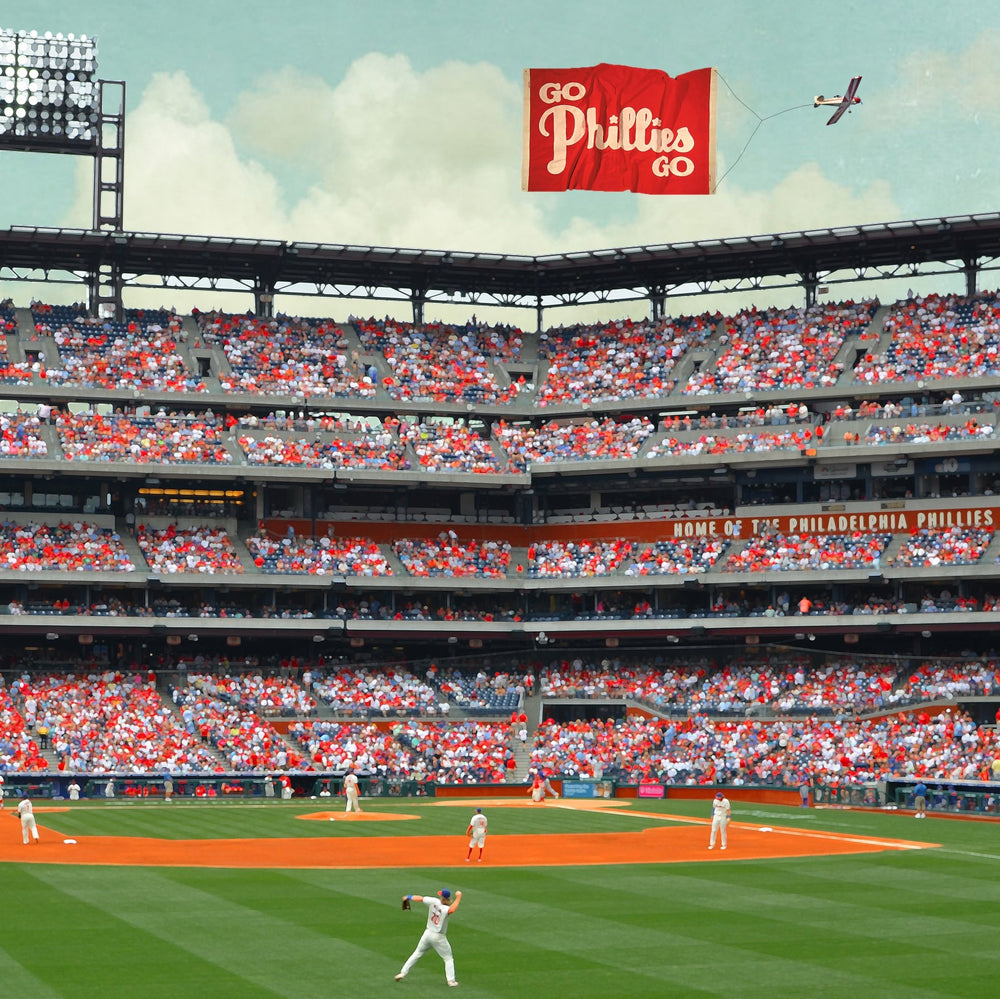 Art Block - Lost & Found - Go Phillies - Cedar Mountain Studios