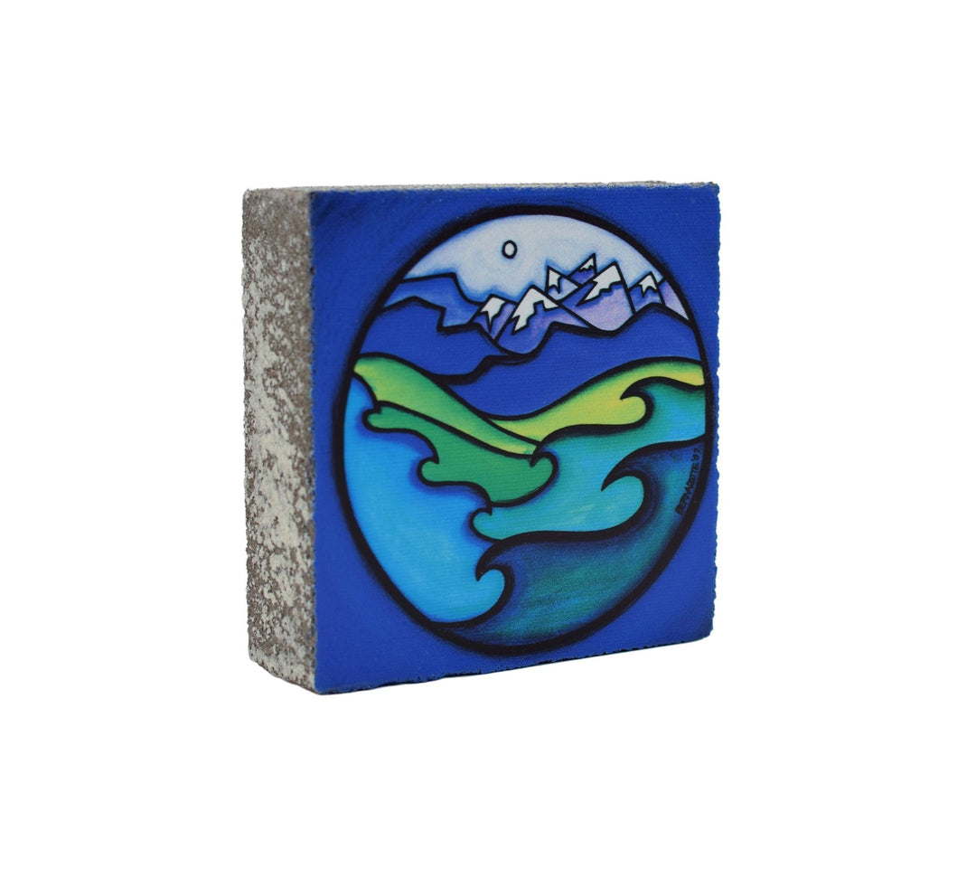 Art Block - Lost & Found - Mountain Waves - Cedar Mountain Studios