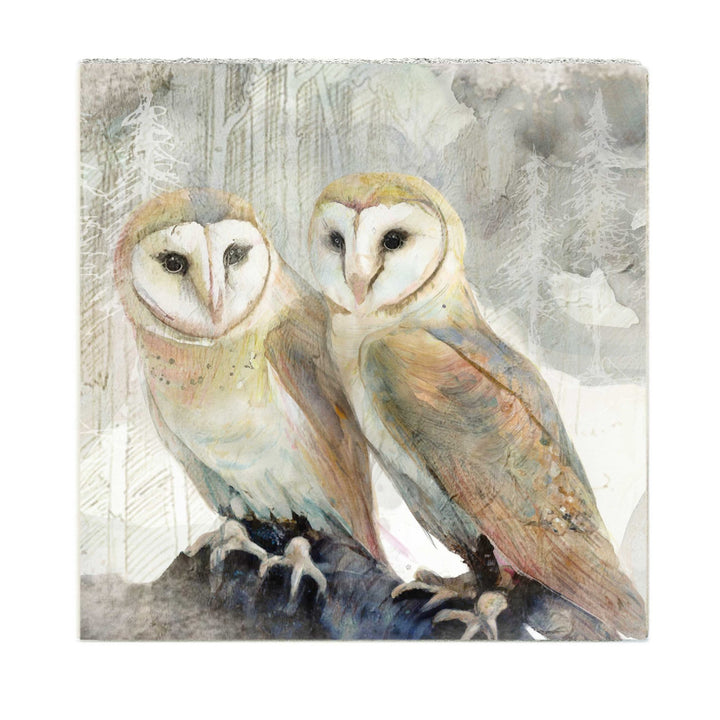 Art Block - Lost & Found - Owls Together - Cedar Mountain Studios