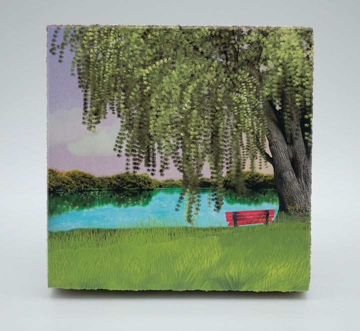 Art Block - Lost & Found - Park Bench - Cedar Mountain Studios