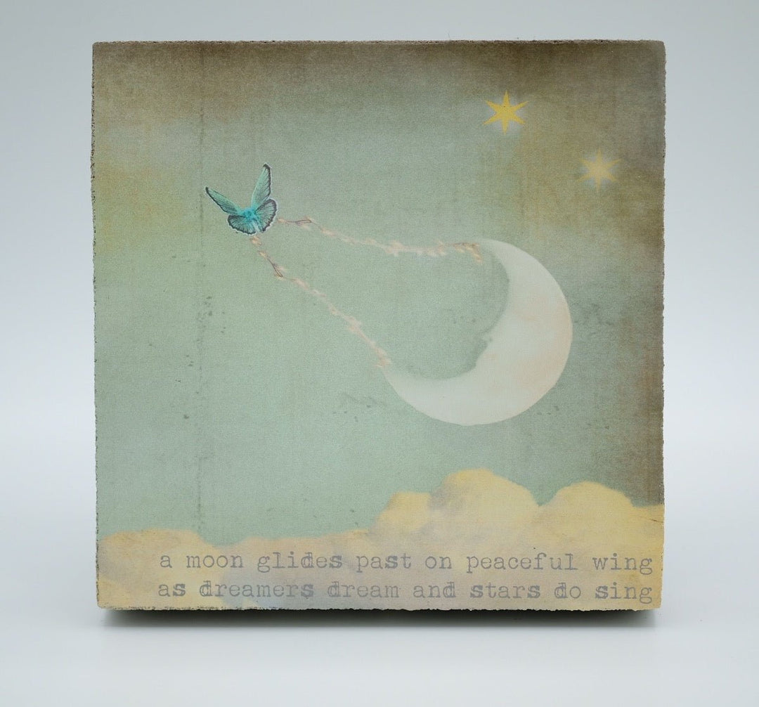 Art Block - Lost & Found - Peaceful Wing - Cedar Mountain Studios