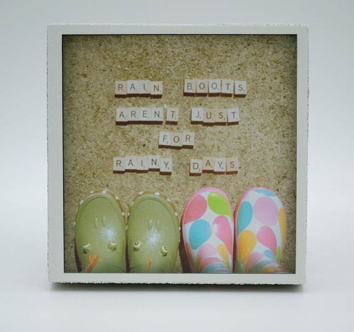 Art Block - Lost & Found - Rain Boots - Cedar Mountain Studios