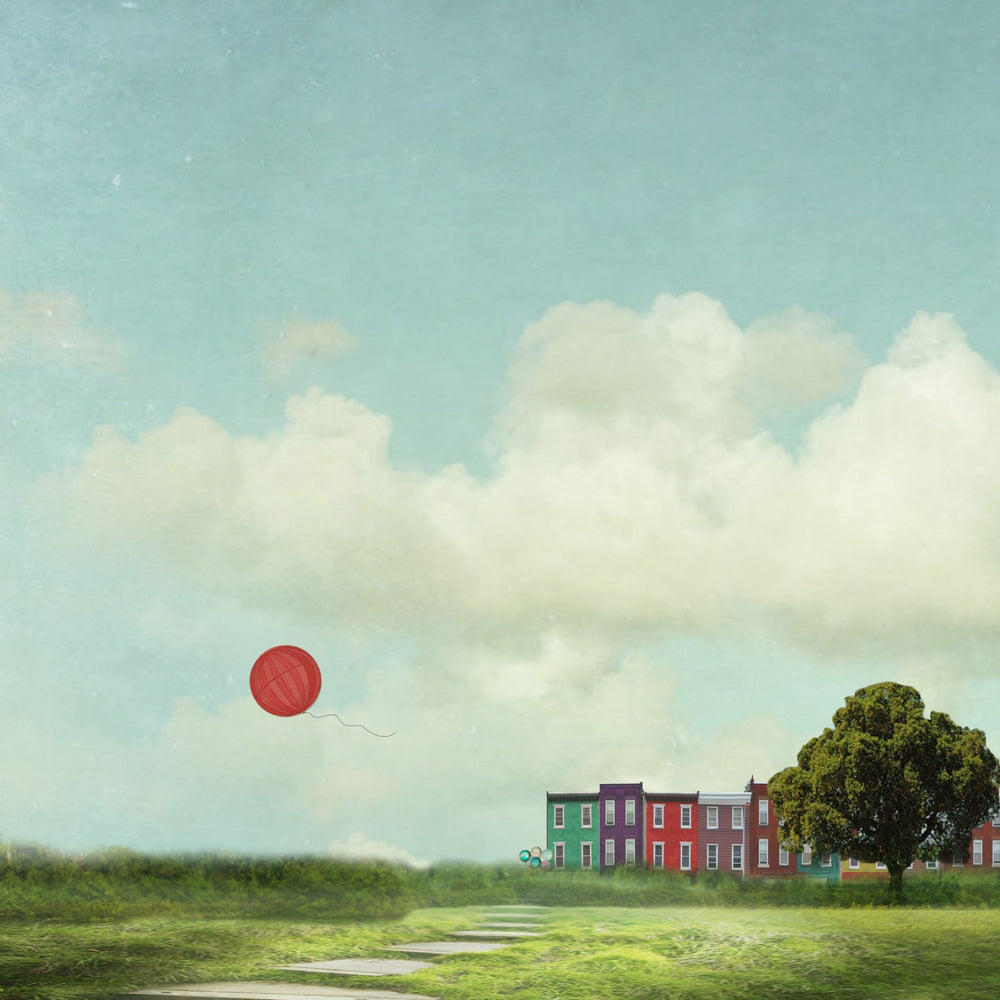 Art Block - Lost & Found - Red Balloon - Cedar Mountain Studios