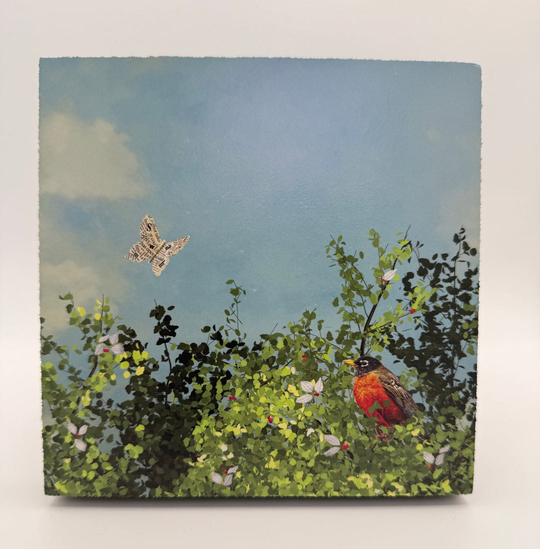 Art Block - Lost & Found - Robin - Cedar Mountain Studios