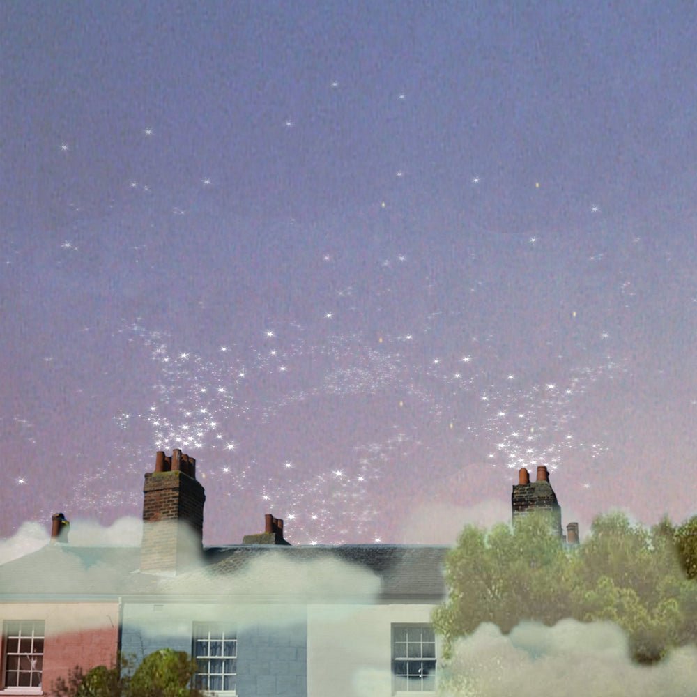 Art Block - Lost & Found - Rooftops at Night - Cedar Mountain Studios