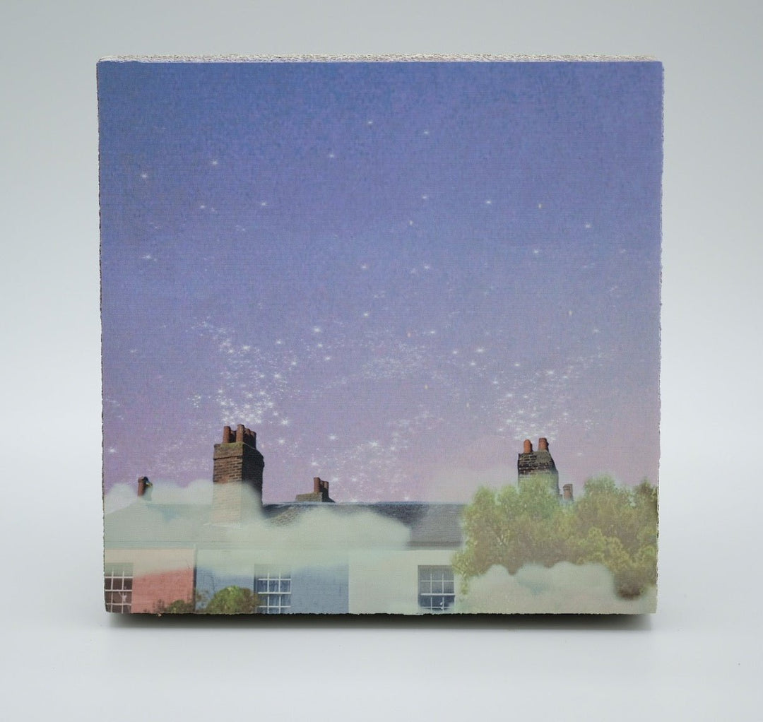 Art Block - Lost & Found - Rooftops at Night - Cedar Mountain Studios