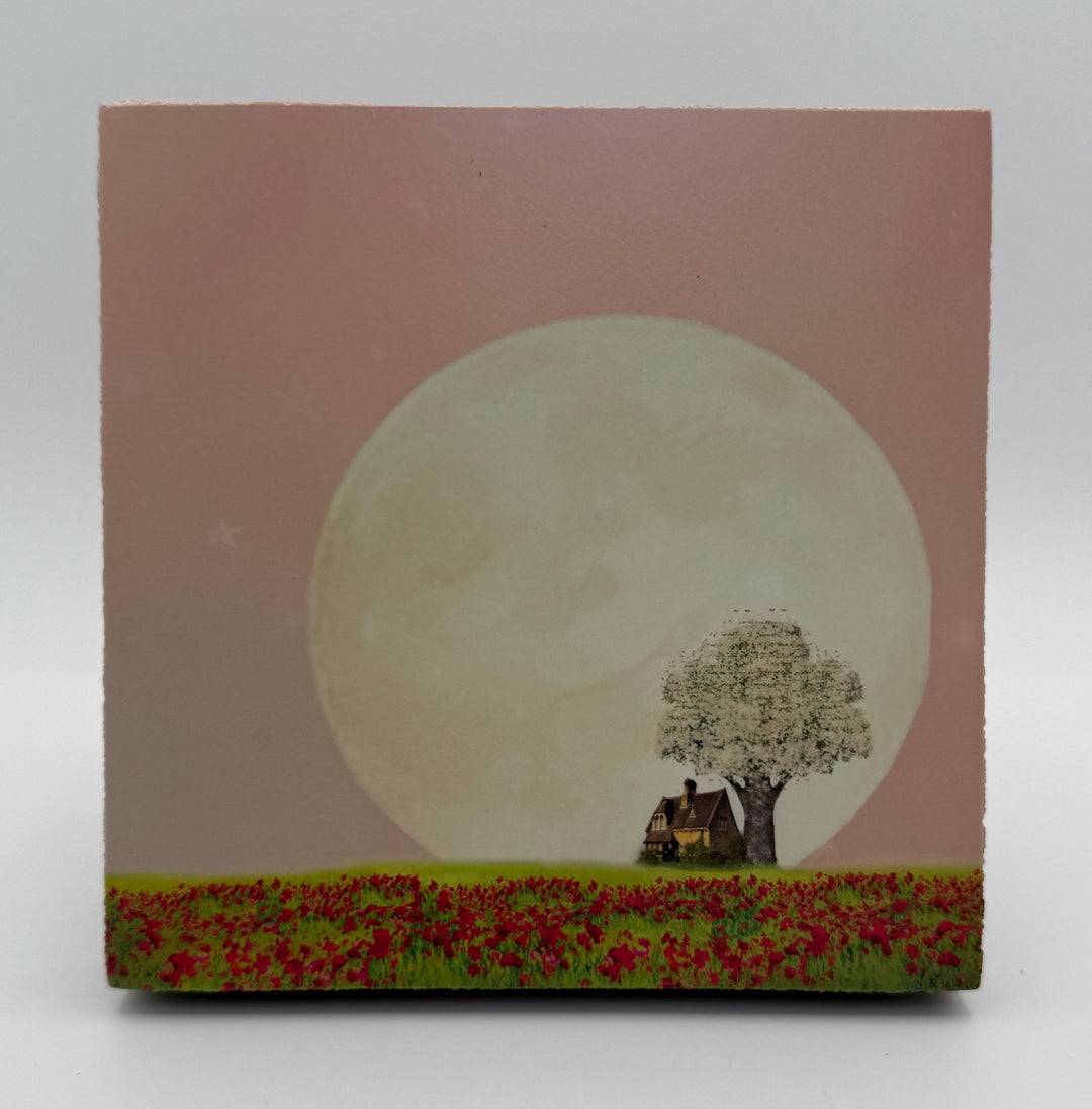 Art Block - Lost & Found - Strawberry Moon - Cedar Mountain Studios