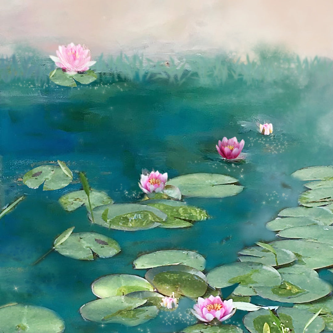 Art Block - Lost & Found - Water Lilies - Cedar Mountain Studios