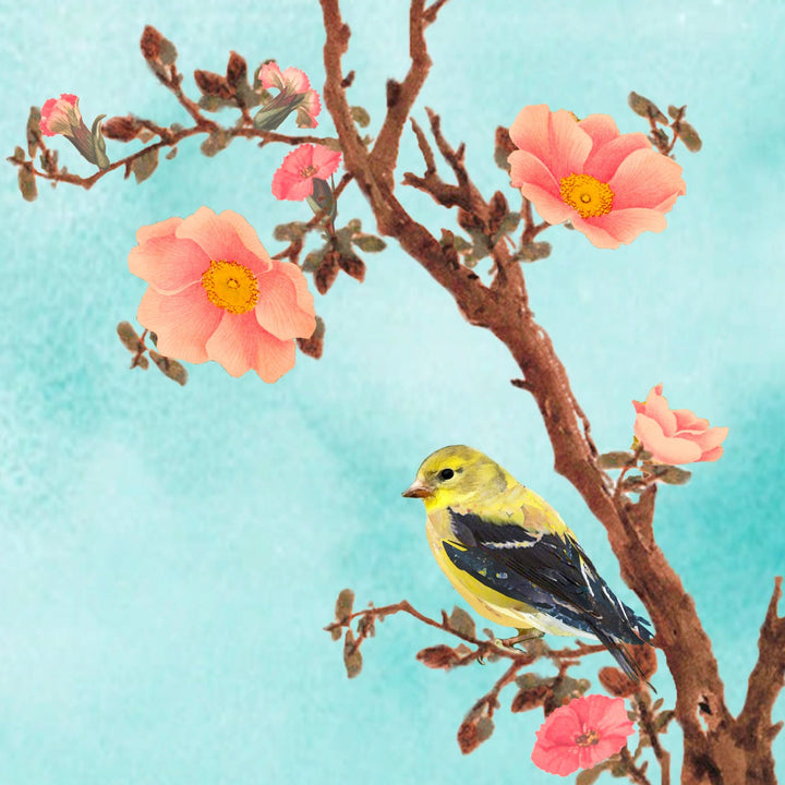 Art Block - Lost & Found - Yellow Bird - Cedar Mountain Studios