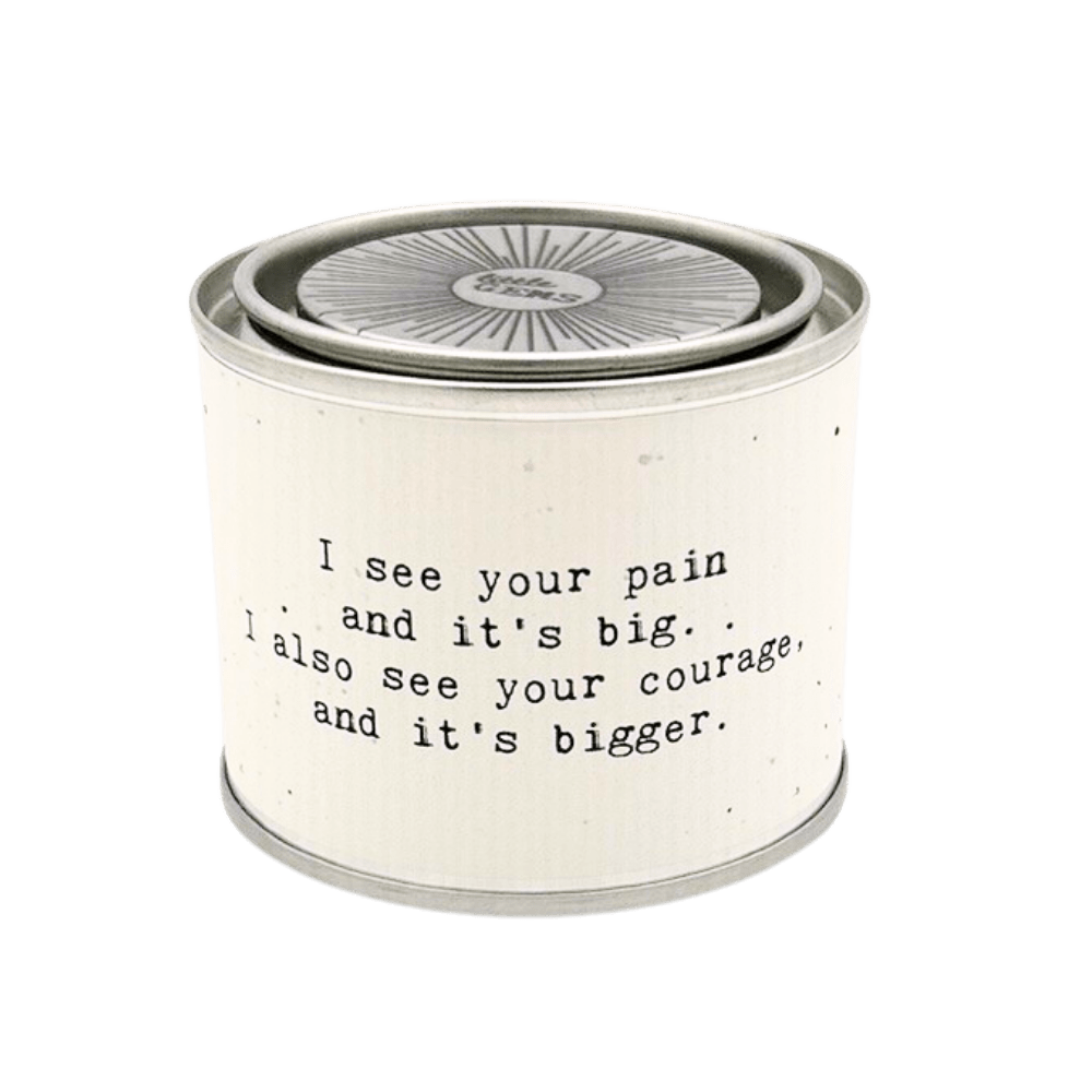 Candle - Little Gem - I see your pain and its big - Cedar Mountain Studios