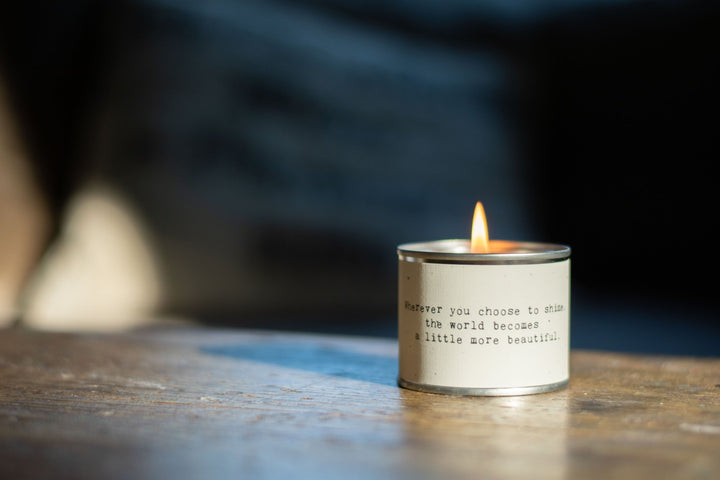 Candle - Little Gem - You are unrepeatable - Cedar Mountain Studios