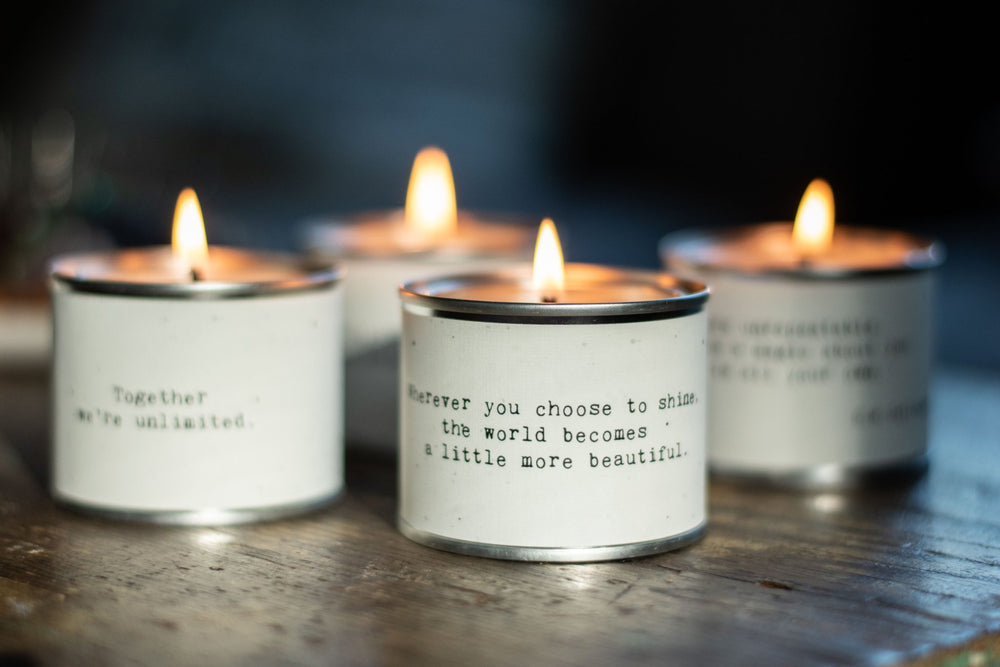 Candle - Little Gem - You are unrepeatable - Cedar Mountain Studios