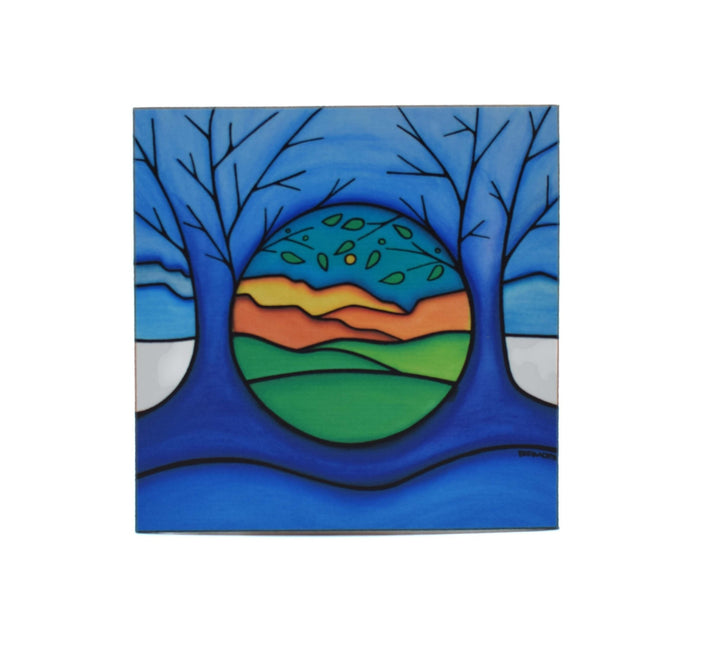 Coasters or Magnets - Tale of Two Trees - Cedar Mountain Studios