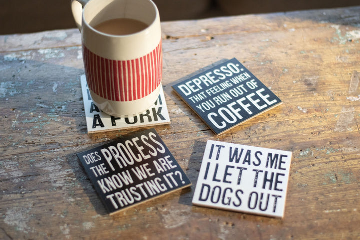 Coasters or Magnets - You are exactly where - Cedar Mountain Studios