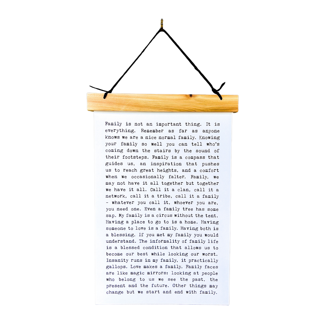 Hang Tight - Typewriter Line - Family