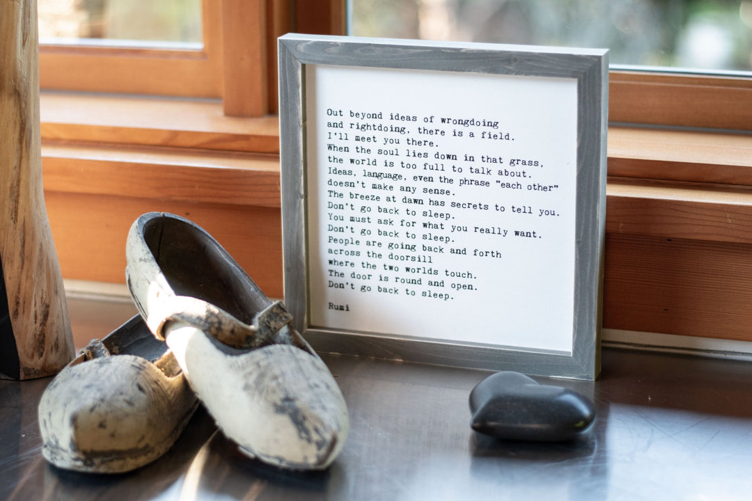 Framed Words Small - Release what weighs - Cedar Mountain Studios