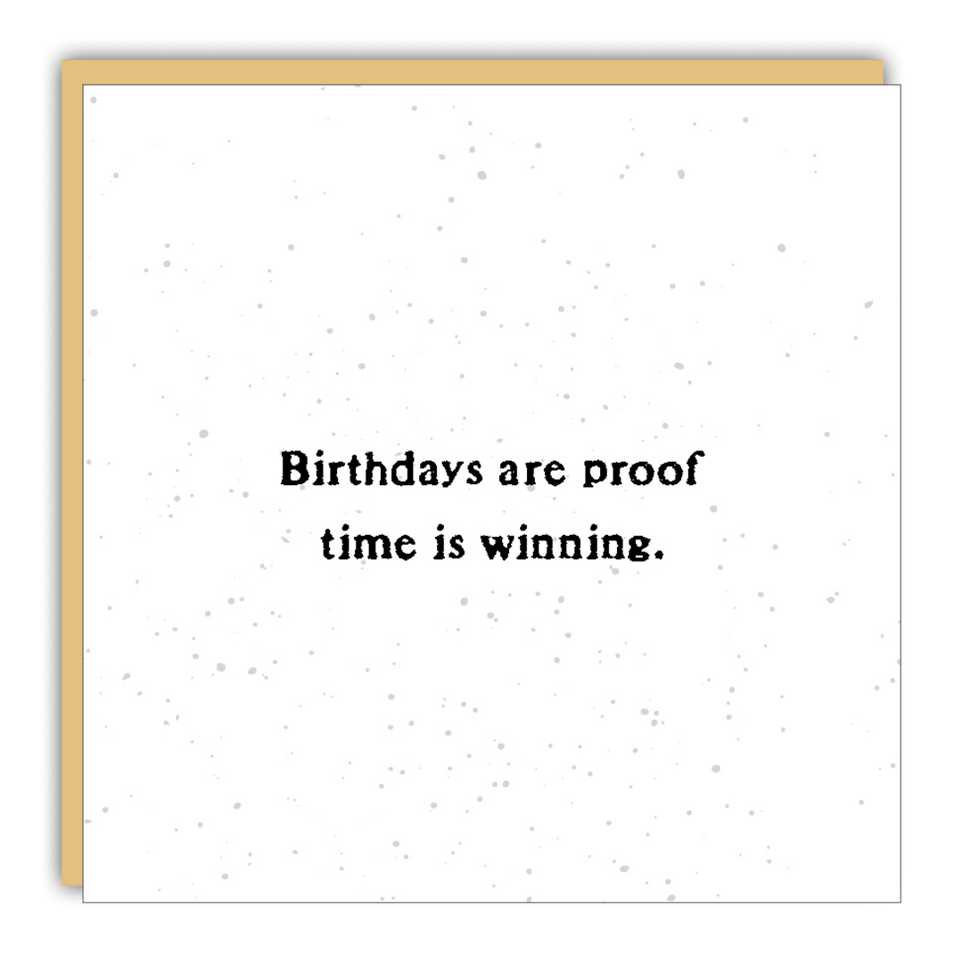Gift Enclosure - Little Gem - Birthdays are proof - Cedar Mountain Studios