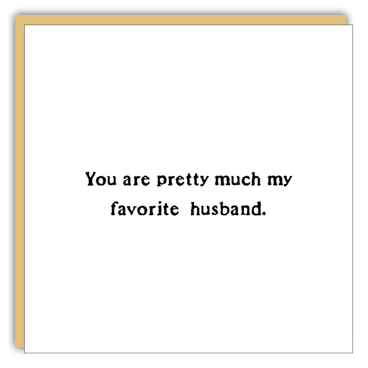 Gift Enclosure - Little Gem - Favorite Husband - Cedar Mountain Studios