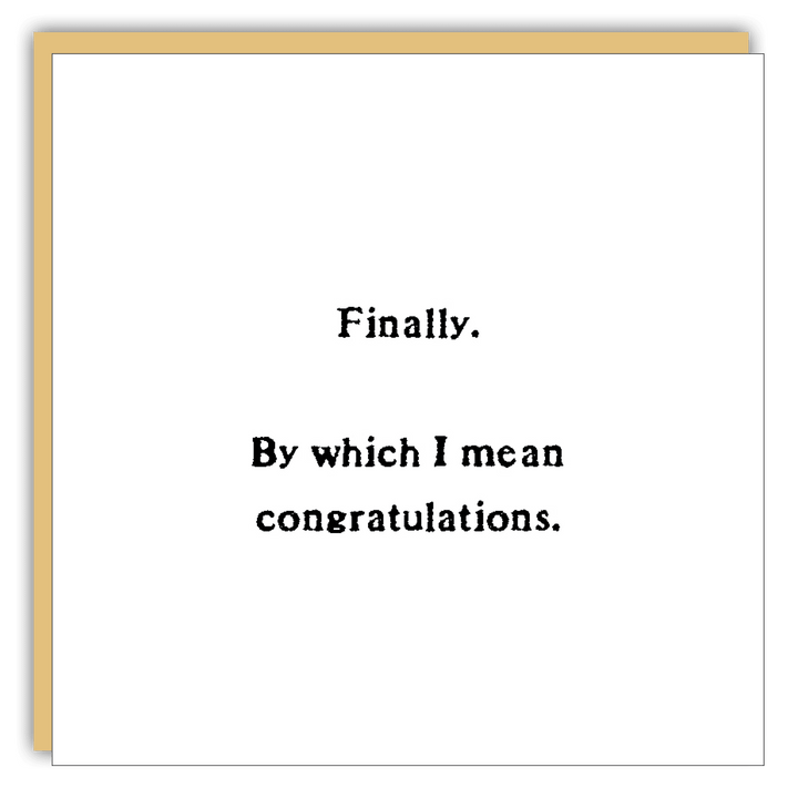 Gift Enclosure - Little Gem - Finally - Cedar Mountain Studios