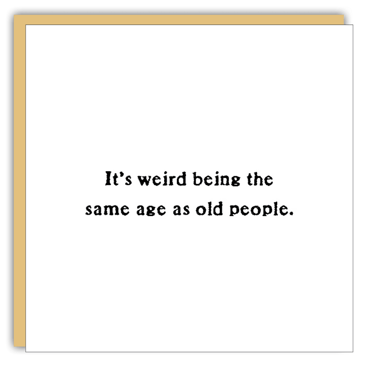 Gift Enclosure - Little Gem - It's Weird Being the Same Age - Cedar Mountain Studios