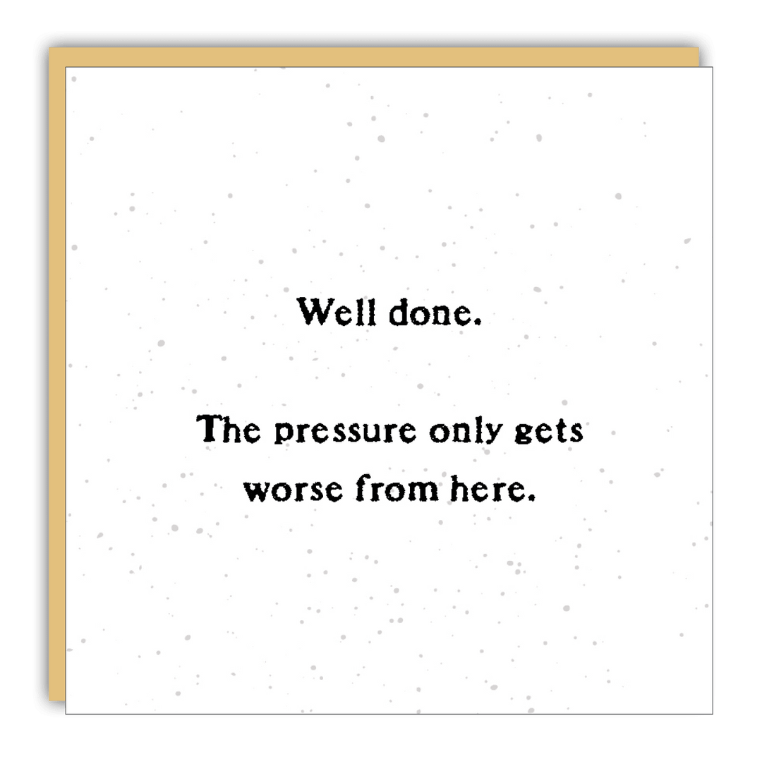 Gift Enclosure - Little Gem - Well done - Cedar Mountain Studios