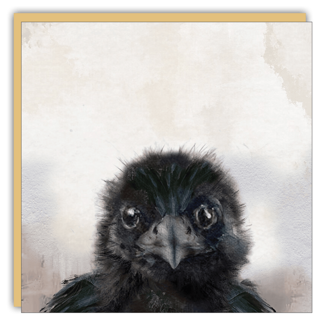 Gift Enclosure - Lost & Found - Crow Baby - Cedar Mountain Studios