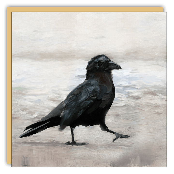 Gift Enclosure - Lost & Found - Crow Walking - Cedar Mountain Studios