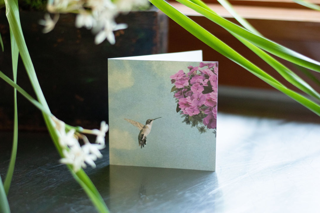 Gift Enclosure - Lost & Found - Hummingbird - Cedar Mountain Studios